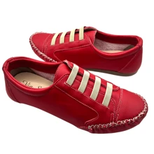 Women Casual Shoes - Red - View 5