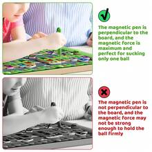 Magnetic Alphabet Maze,Montessori Toys,Wooden Toddler Toys For Ages 2-4,Sensory Travel Toys Fine Motor Skills,Ideal Gift For Boys And Girls - 停車場 - 查看 6