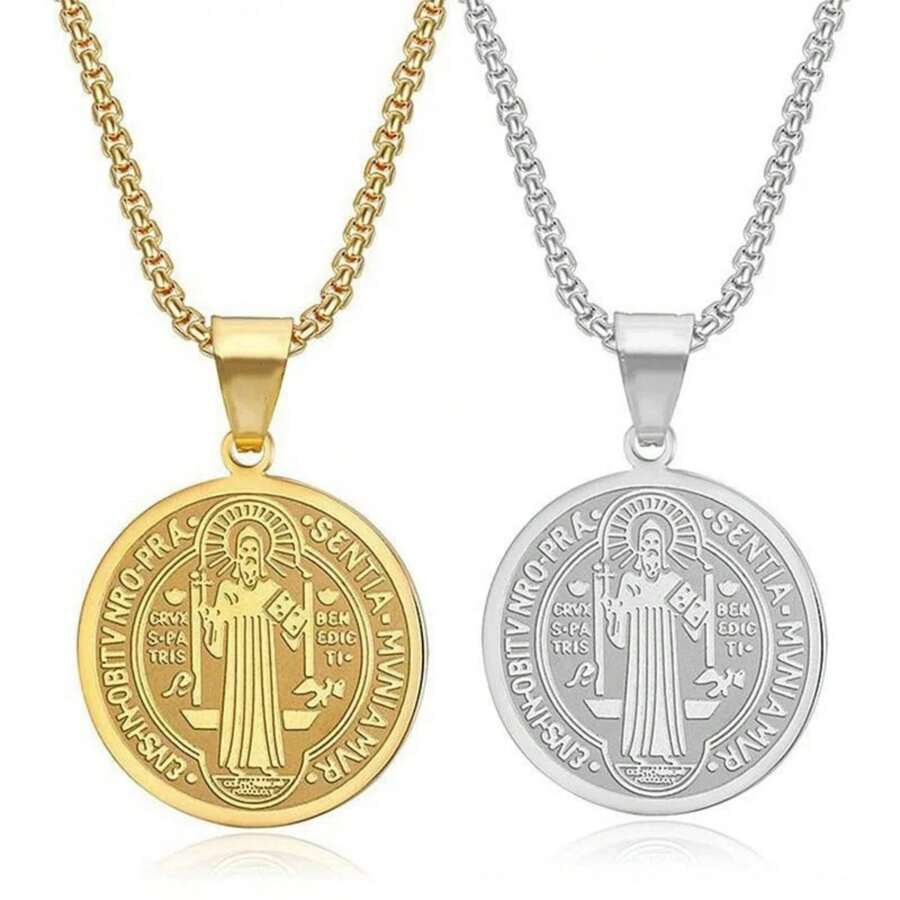 Men Pendant Necklaces - Vàng - Xem 1