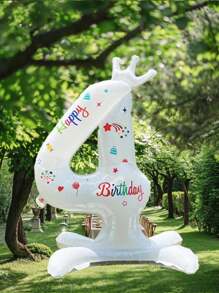 Bóng bay in hình chúc mừng sinh nhật 85cm có chân đế để trang trí tiệc, nền trắng số trang trí 0-9, cho tiệc sân vườn, sinh nhật lần thứ 18, bóng bay màu trắng với bất kỳ màu nào, sinh nhật lần thứ 10, giá đỡ bóng bay trong nhà, bong bóng sinh nhật lần thứ 20 có in hoa văn, sinh nhật lần thứ 25 Bong bóng, Bong bóng sinh nhật công chúa nhỏ vương miện trắng, Bong bóng sinh nhật lần thứ 3, Tiết lộ giới tính Bong bóng sinh nhật 1 tuổi - Trắng - Xem 16