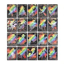 55Pcs  Rainbow Card Charizard  Arceus Gold Foil Silver Black English VSTAR VMAX Card Rare Battle Collection Cards - Multicolor - View 11