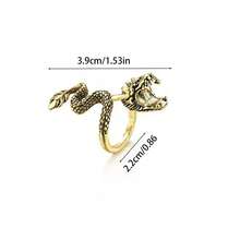 1pc Men's Cigarette Holder Ring, Smoking Finger Ring Design, Creative Smoking Accessories - 1PC - View 2