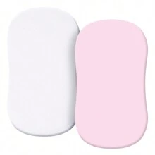 超柔软可拉伸定型婴儿床垫套，2 件装，通用，适用于婴儿床和摇篮，亲肤 - 彩色 - 查看 7