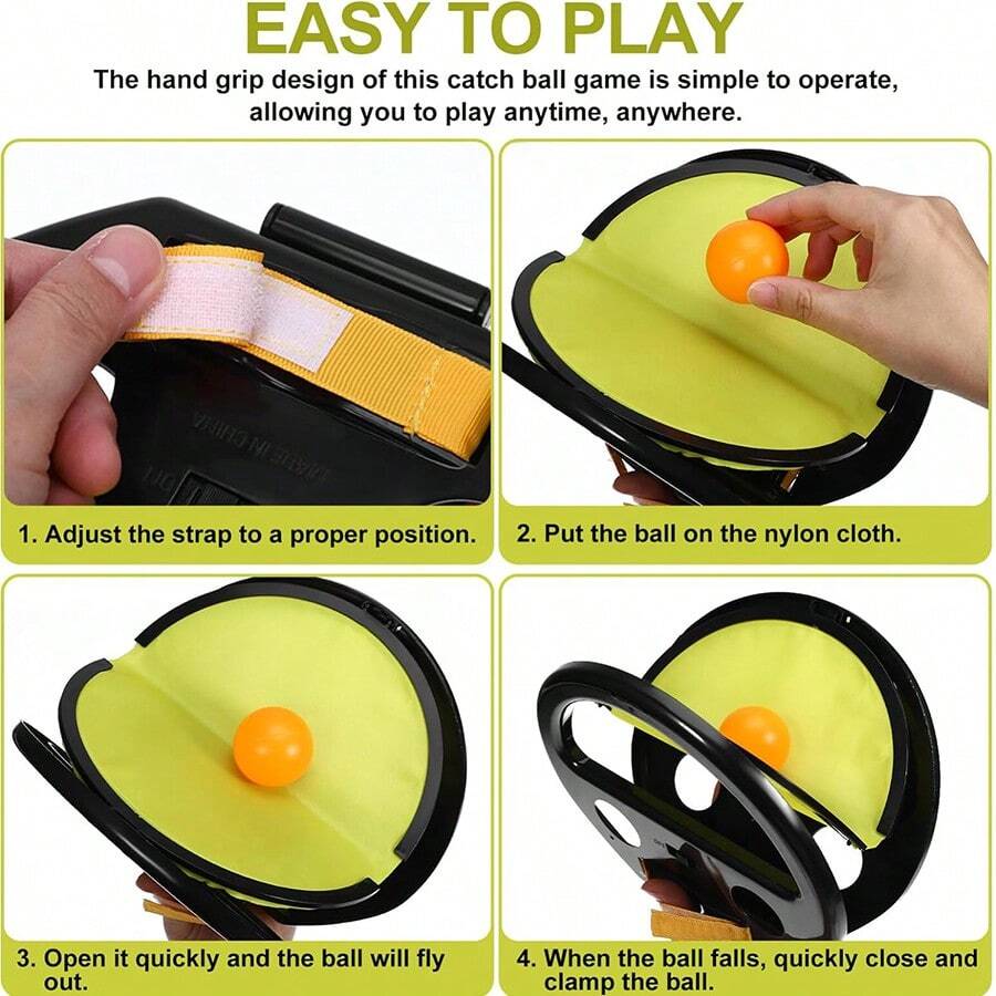 Children's Hand Catch Ball Throw And Catch Ping Pong Ball Outdoor