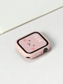 Set de 2 correas de reloj de silicona cómodas y lindas unisex, con brazalete ajustable y resistente al agua, y estuche protector suave y hueco, compatible con Apple Watch de 38/40/41/42/44/45/46/49mm, series Ultra/SE/10/9/8/7/6/5/4/3/2/1