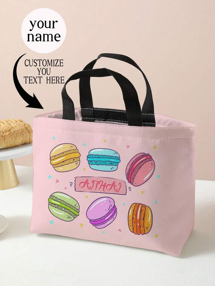 New Lunch Bag Customized Lunch Bag Photos Scenery Illustrations Name Can Be Customized According To Your Unique Design Travel Office School Picnic Portable High Capacity Lunch Bag Insulation The Best ...