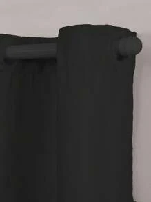 Kitchen Window Curtains - 黑色 - 查看 2