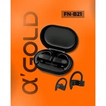 Fone De Ouvido Sport Orelhas Penduradas Bluetooth 5.3 IPX5 A'GOLD FN-B21 - Preto - Visão 3