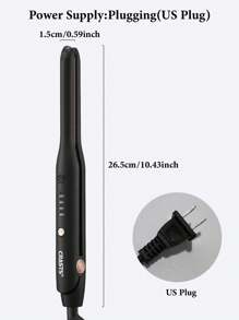 CRASTS Narrow Bangs & Hair Ends Clip, Unisex, Root Volumizer, Adjustable Temperature Hair Styling Tool - US A Type Plug(110-127V) - View 3