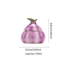 One Creative Onion Shaped Ceramic Jewelry Box, High-End Exquisite Gift For Pearl Necklace Ring Dressing Table Storage, With Lid And Watch Compartments - Multicolor - View 6