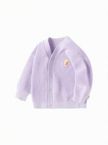 Balabala Baby Boys Knitted Sweater,  Spring Boys' Sweater, 2024 New  Fashionable Style - Purple - View 1