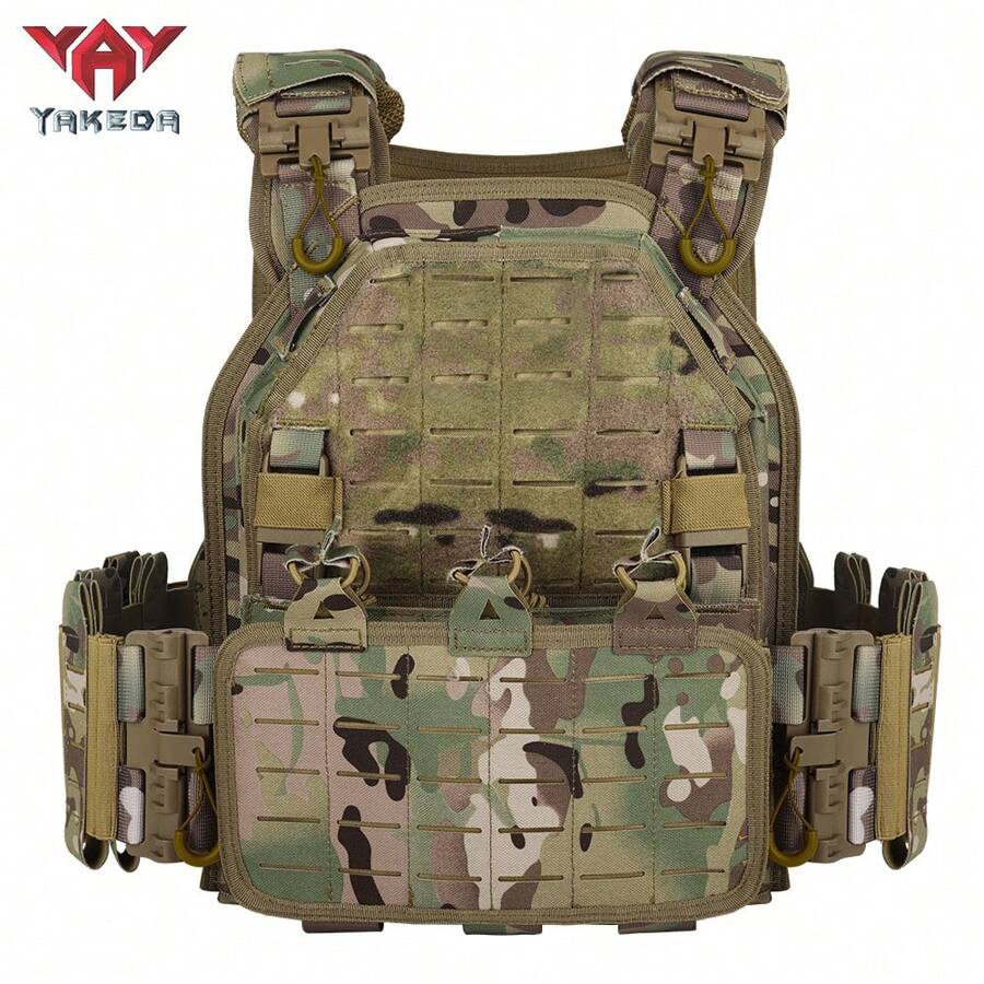 YAKEDA Light Weight Outdoor Hunting MOLLE  Vest - màu đen - Xem 1