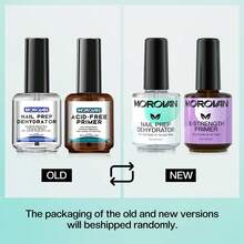 Morovan Nail Dehydrator And Primer With Cuticle Oil Set - Professional Nail Prep Dehydrator And Primer Set Long Lasting X-Strength Acid-Free Nail Primer For Acrylic Nails & Gel Nails For Beginner - Multicolor - View 8