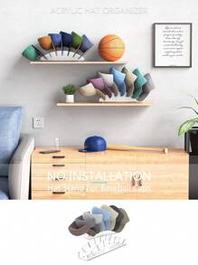 Acrylic Hat Stand And Wig Display Rack,Clear Hat Stands For Display, Adjustable Height Hat Holder, Square Barbell Base Display, Hat Rack Stand For Display Jewelry Watch Helmets  Baseball Cap Stand (Transparent)  Decorations   Autumn Decor Festival Decor Room Decor Home Decor Fall Decor Bedroom Decor