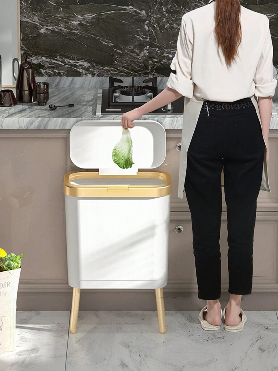 Tall Foot Garbage Can Multifunctional Kitchen/Bathroom/Living Room ...