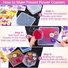 35pcs Dried Pressed Flowers For Resin Molds, Real Pressed Flowers Dry Leaves Kit For Art Crafts Resin Jewelry Making Scrapbook Supplies Card Making Soap Candle DIY Nails Decor| Valentine Day's Gift| Couple Gift| Christmas Gift Xmas Gift| Halloween Gift Decor