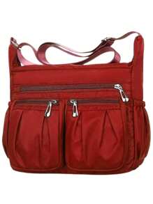 時尚女單肩斜挎包防水尼龍牛津布輕便包大容量休閒款