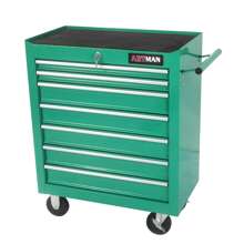 7-Drawer Meatl Rolling Tool Chest With Wheels,Tool Storage Cabinet With Locking System,Toolbox With Wheels For Garage, Warehouse, Workshop, Repair Shop- Green