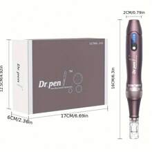 Professional Microneedling Pen A10 With 2 Pc NANO - Purple - View 5