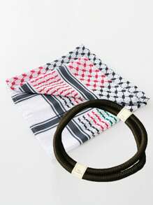 1pc Arabic Headscarf With Headband, New Unisex Desert, Dubai Tourism Retro Style, Turban Head Wrap - Multicolor - View 6