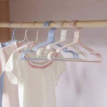 20 piezas/10 piezas Perchas para niños, perchas para ropa de bebé y recién nacido, estante multiusos para secar ropa, regalo para el Día de los Enamorados