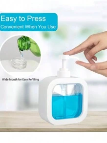 1 件大容量洗衣粉容器带盖密封塑料瓶适用于家庭储存洗衣粉、浴室配件储存、浴室储物罐 - 彩色 - 查看 6