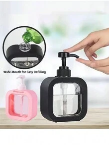 1 件大容量洗衣粉容器带盖密封塑料瓶适用于家庭储存洗衣粉、浴室配件储存、浴室储物罐 - 彩色 - 查看 7