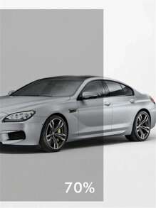 1 rollo de película de privacidad para ventanas, película autoadhesiva para ventana de vidrio de coche con VLT 5/15/25/35/50/70%, pegatinas de vidrio decorativas de vinilo opacas que bloquean el sol - Negro - Ver 55