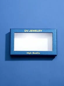 DV JEWELRY 5 件套弹力方晶锆石镀铂金奢华项链、手链、耳环、开口戒指首饰套装，适合女士，优雅新娘婚礼派对周年纪念礼物，带礼盒