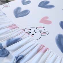 1 pieza Sábana ajustada impresa [Funda de almohada no incluida]