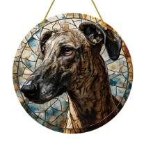 1pc, Cute And Colorful Dog Stained Window Hanging, Loyal Companion, Dog Lover Sign Gift For Mom, Family, Lover, Friends, Funny Acrylic Round Wreath Sign For Garden, Yard, Home, Door Welcome, Outdoor General Color Decorative Art, Sun Catcher, Window Decor For Dog Lovers, Car Interior Decoration, Car Rearview Mirror Hanging Decoration, Multiple Dogs Decorations To Choose From,Home Decor ,Room Decor,Wall Decor Gifts Birthday Graduation