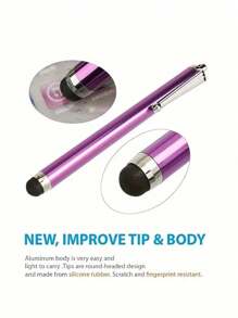 10pcs For Touch Screen Stylus, Pink, Purple, Black, Green, Silver Stylus, Fashion Office Universal Touch Screen Capacitive Stylus, Touch Sensitive Compatible With Kindle, Compatible With IPad, Compatible With IPhone, Compatible With Samsung Gifts For Mother, Family, Friends, Birthday, Holiday Stylus Pen