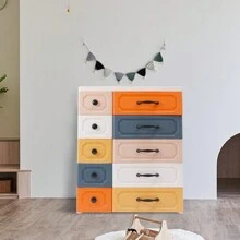 Gabinete de almacenamiento con cajones - Multicolor - Ver 5