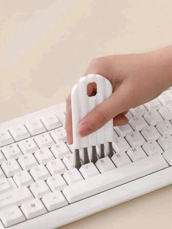 1pc Random Color Multifunctional Cleaning Brush For Keyboard, Insulated Cups, Grooves And Gaps, Cup Lid Cleaner, Vacuum Flask Groove Brush, Blind Spot Cleaning, Cup Washing Tool, Baby Bottle And Nipple Cleaning, Crevice Water Cup Brush And Keyboard Brush Back To School