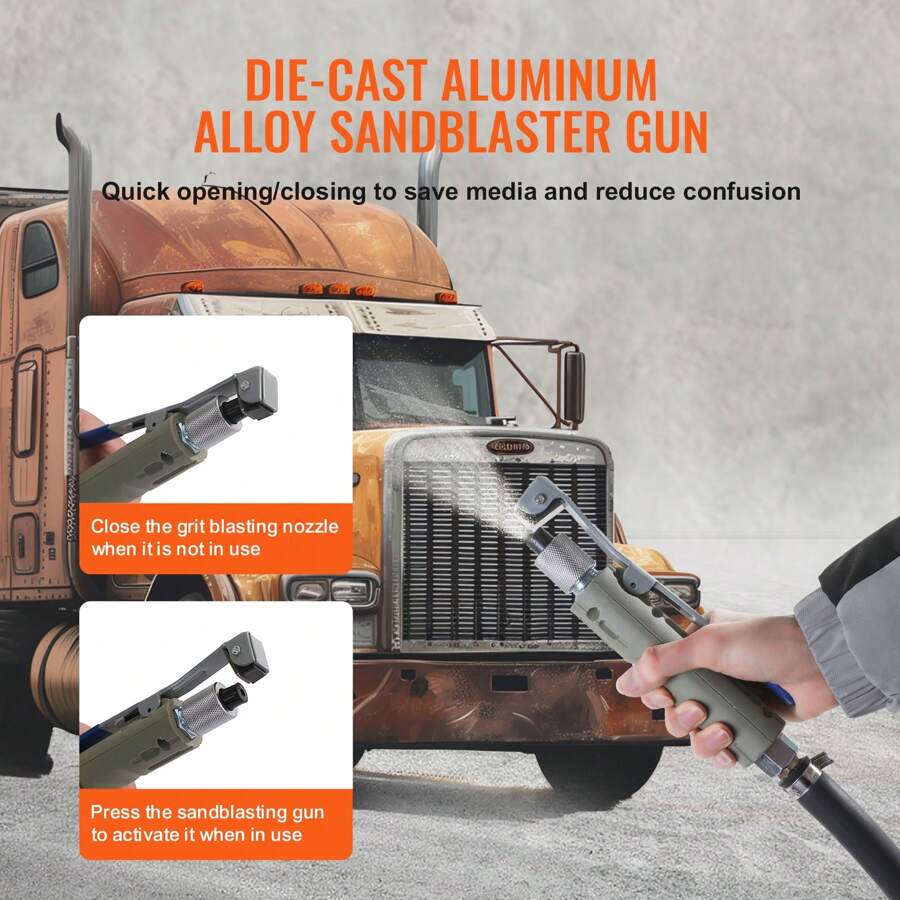 VEVOR 20 Gallon Sand Blaster, 60110 PSI High Pressure Sandblaster