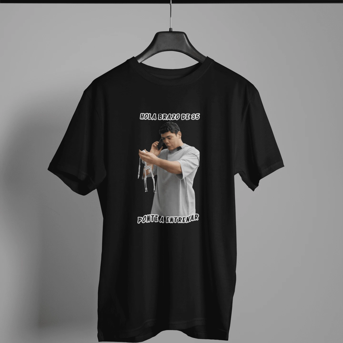 PLAYERA MEME BRAZO DE 35 - Negro - Ver 1