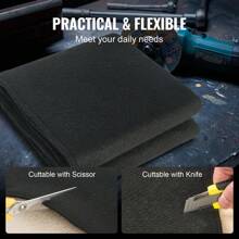 Carbon Felt Welding Blanket, 27" X 12" Flame Retardant Welding Blankets, Up To 1800°F Heat Resistant Blanket Set, Cuttable Carbon Fiber Fire Retardant Insulation Welding Mat Pad, 1 Pack