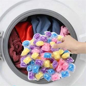 100/50/20 件洗衣香味增强珠，让衣物柔软、气味清新 - 洗衣护理和家居使用的多功能清洁用品