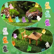 20/50 piezas Perros de resina luminosos en miniatura, figuras de perros en miniatura, figuras de perros pequeños lindos, figuras de perros en miniatura que brillan en la oscuridad para decoración de jardín de paisaje microminiaturas (color aleatorio). Colección de minifiguras, figuras, animales en miniatura, juguetes con figuras, estatuas de resina, perros en miniatura, perros de resina en miniatura, figuras de resina, juguetes de figuritas pequeñas, minifiguras, figuritas, figuras pequeñas, figuras de perro, juguetes pequeños - Multicolor - Ver 4