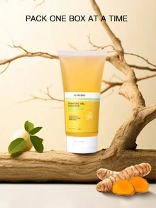 100g Sữa Rửa Mặt Nghệ, Làm Sạch Lỗ Chân Lông & Tẩy Trang, Kiểm Soát Dầu & Sản Phẩm Chăm Sóc Da Tươi Mát - Màu vàng - Xem 2