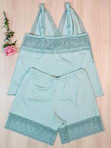 Women Nightgowns & Sleepshirts - Green - View 2