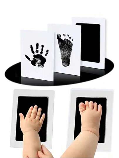1pc Inkless Footprint Pad For Baby/ Pet Paw Print, Clean For Commemorating Back To School