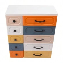 Gabinete de almacenamiento con cajones - Multicolor - Ver 8