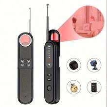 1pc NEW T01 Anti-Spy Alarm Detector, Wireless WiFi Signal Detector, Hidden Camera, Anti-Eavesdropping & Anti-Peeping Device, GPS Detector - Black - View 7