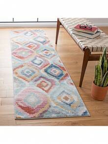Safavieh Phoenix 290 Indoor Power Loomed Easy Care Area Rug - Pink - View 5