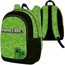MOCHILA MINECRAFT 40CM - Mochila Licencia Oficial - Diseño Único y Moderno - Ajuste Cómodo y Versátil - Ideal para Uso Diario - Multicolor - Ver 1