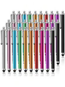 10pcs For Touch Screen Stylus, Pink, Purple, Black, Green, Silver Stylus, Fashion Office Universal Touch Screen Capacitive Stylus, Touch Sensitive Compatible With Kindle, Compatible With IPad, Compatible With IPhone, Compatible With Samsung Gifts For Mother, Family, Friends, Birthday, Holiday Stylus Pen