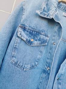 Women Jackets - 藍色8274 - 查看 2