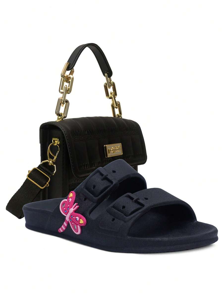 Kids Fashion Slippers - màu đen - Xem 1