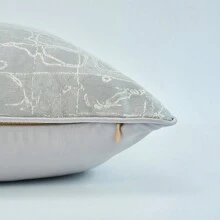 1 pezzo Copricuscino ad alta precisione, Moderna copertura per cuscino di lusso, Stile europeo retrò, Cuscino moderno minimalista, Schienale di divano di lusso per il soggiorno, Copertura per cuscino grigia (Cuscino del modello della stanza), Cuscino lombare per il letto, Stile di campagna, Stile bohemien, Stile di lusso, Palazzo, Stile nordico, Minimalista moderno, Hotel, Villa di lusso, 30x50cm, 45x45cm, 50x50cm, 60x60cm (Nucleo del cuscino non incluso)